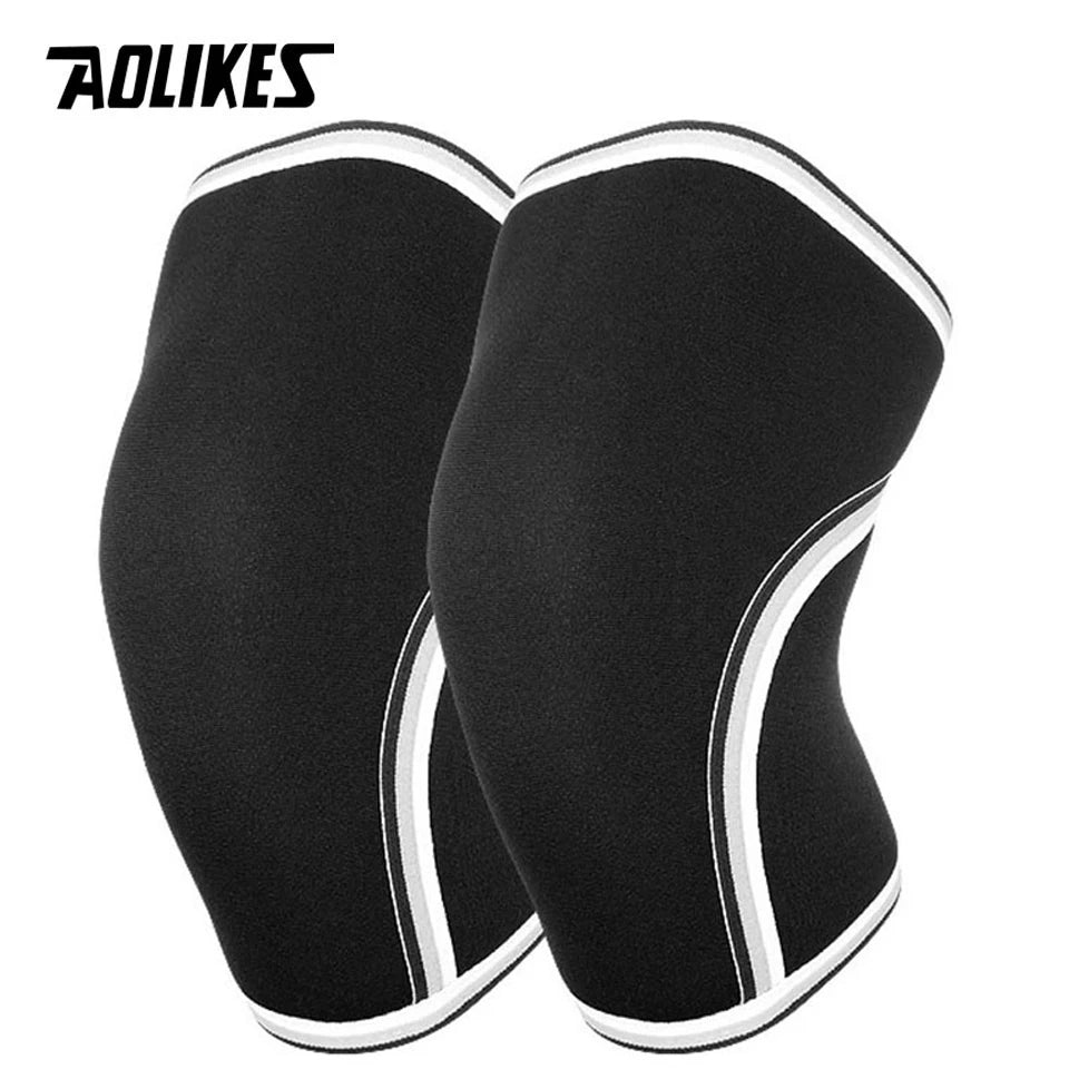 7MM PowerLift Knee Sleeves – Heavy Duty Squat Support (Pair)