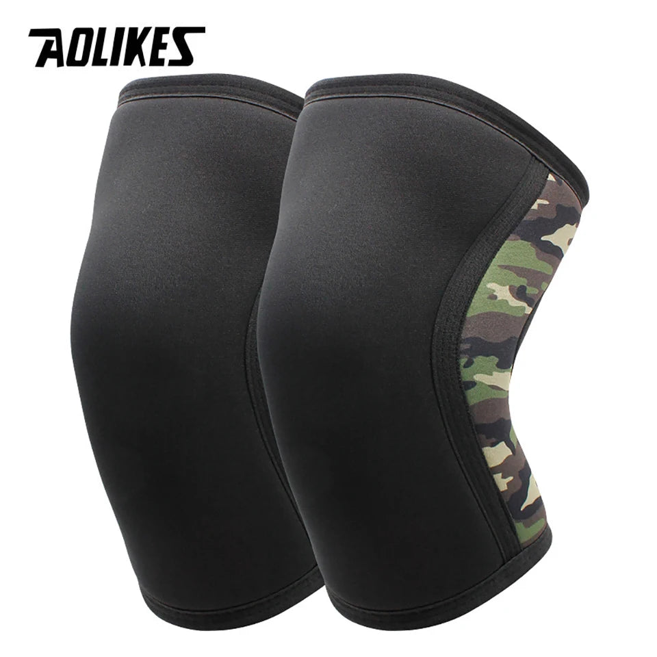 7MM PowerLift Knee Sleeves – Heavy Duty Squat Support (Pair)