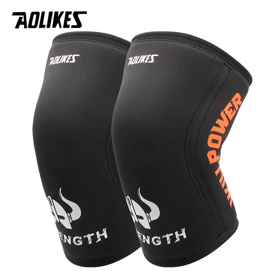 7MM PowerLift Knee Sleeves – Heavy Duty Squat Support (Pair)