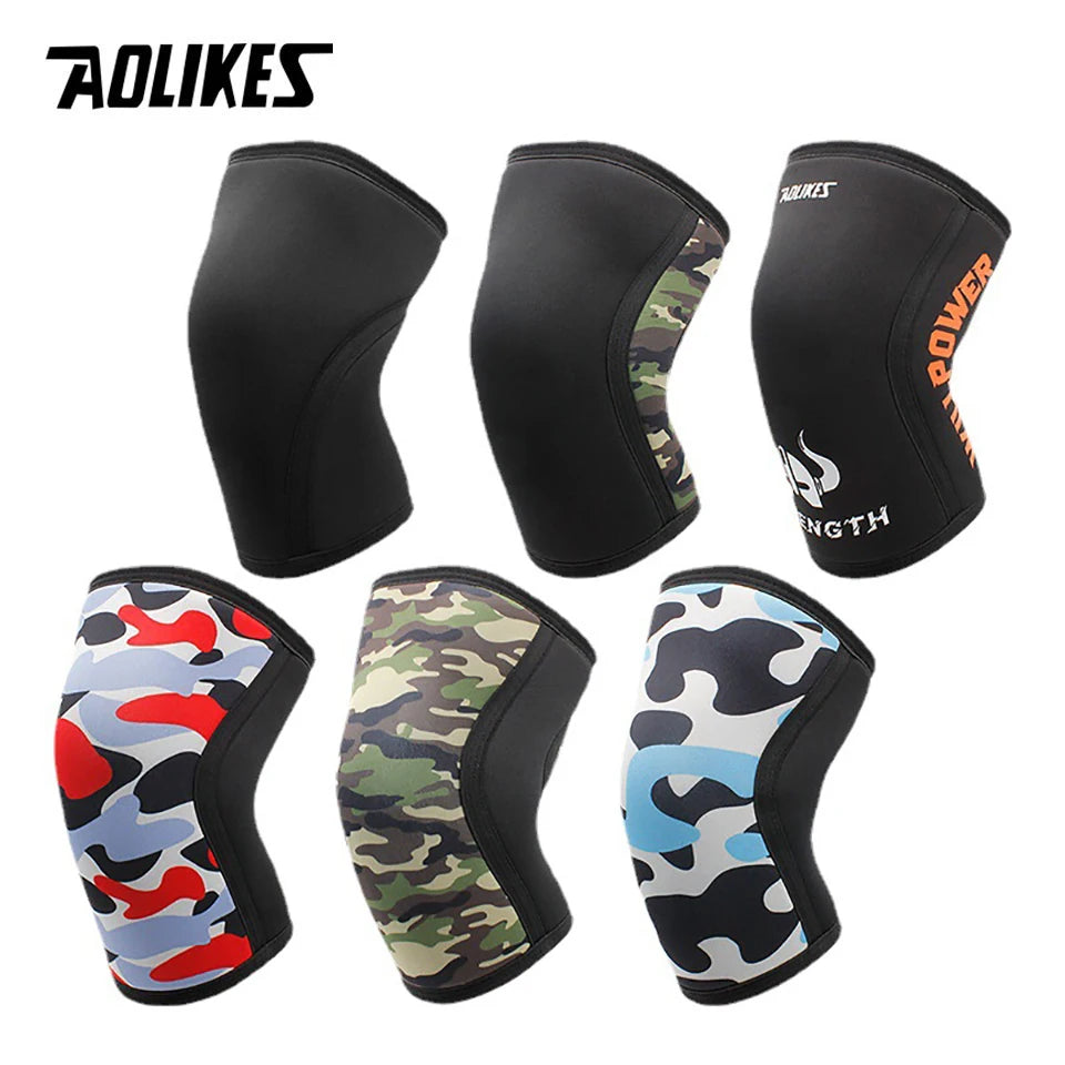 7MM PowerLift Knee Sleeves – Heavy Duty Squat Support (Pair)