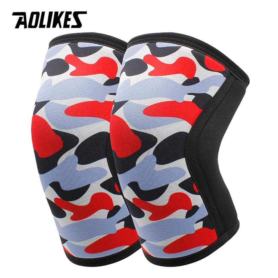 7MM PowerLift Knee Sleeves – Heavy Duty Squat Support (Pair)